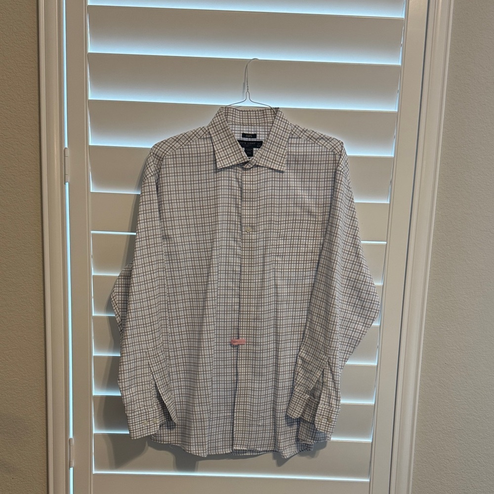 Pronto Uomo Black and White Checkered Casual Shirt